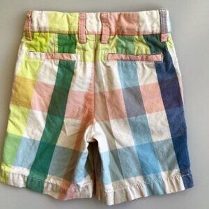 BABY GAP  PASTEL PLAID PREPPY SHORTS